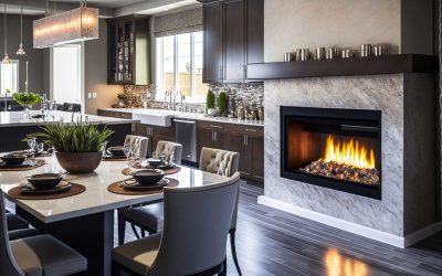 The Benefits of Installing a Fireplace in Your Kitchen